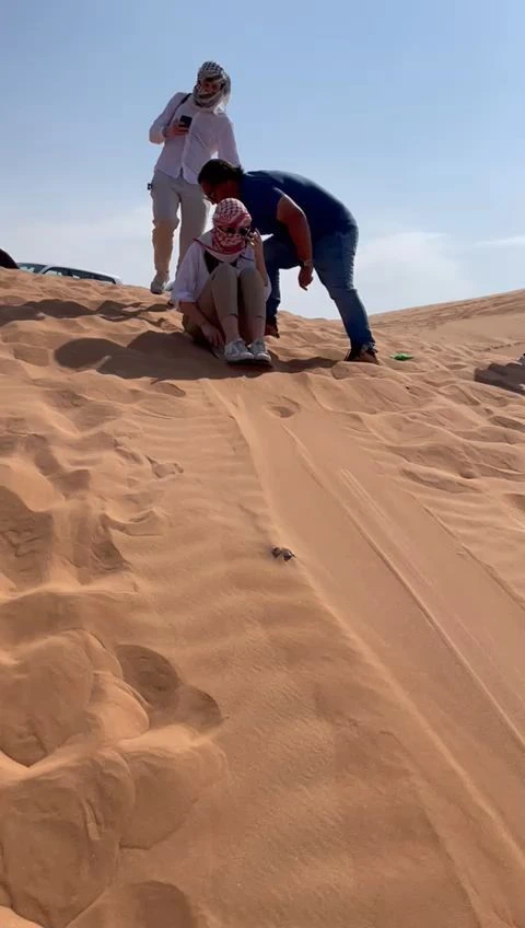 التزلج على الرمال في تيملالين