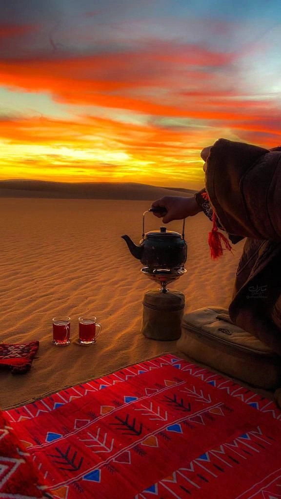 جلسة شاي أو عشاء في تيملالين